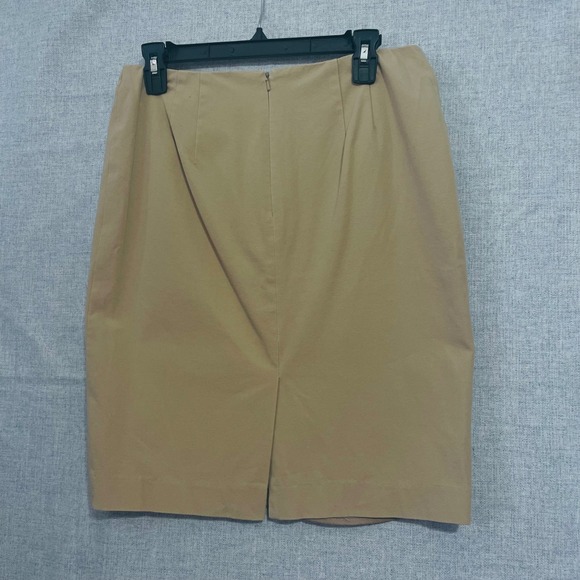Talbots Women Tan Khaki Pencil Skirt Size 6 Knee Length Business Casual - Picture 4 of 8